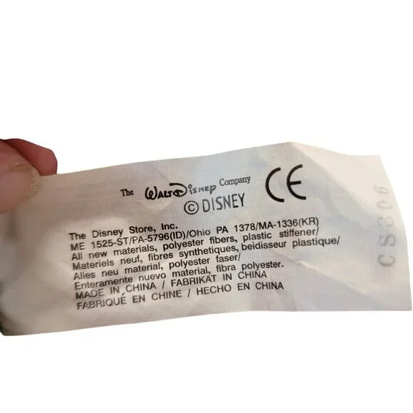 Disney Mickey Mouse Fantasia Plush 20" Sorcerers Apprentice Red Robe & Blue Hat - Picture 6 of 6